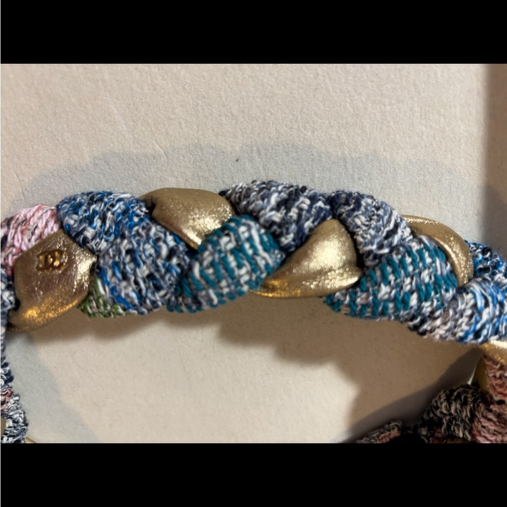 Chanel Multicolor Braided Headband - Picture 4 of 5